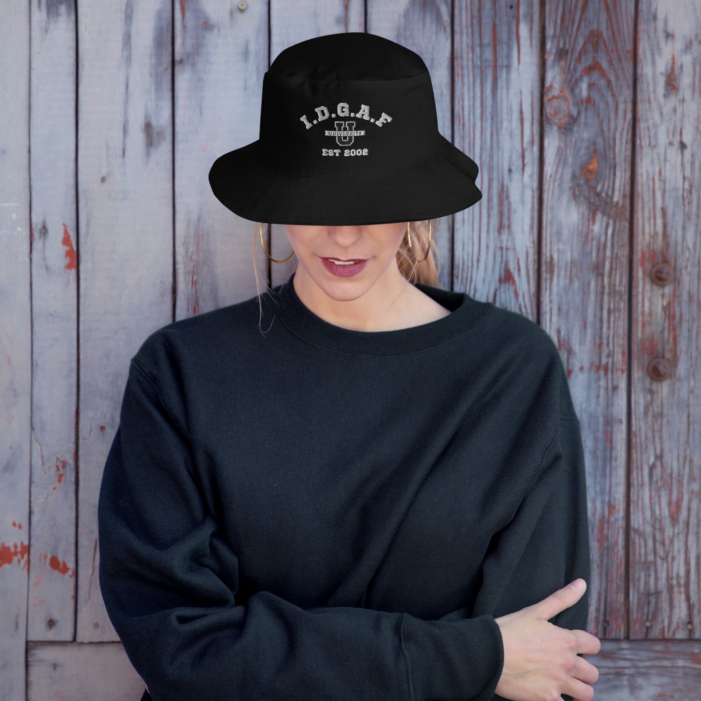I.D.G.A.F U. Bucket Hat