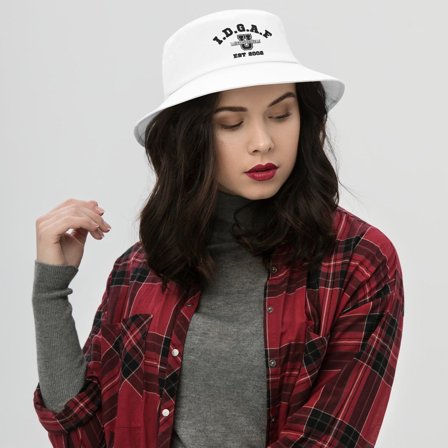 I.D.G.A.F U. Bucket Hat