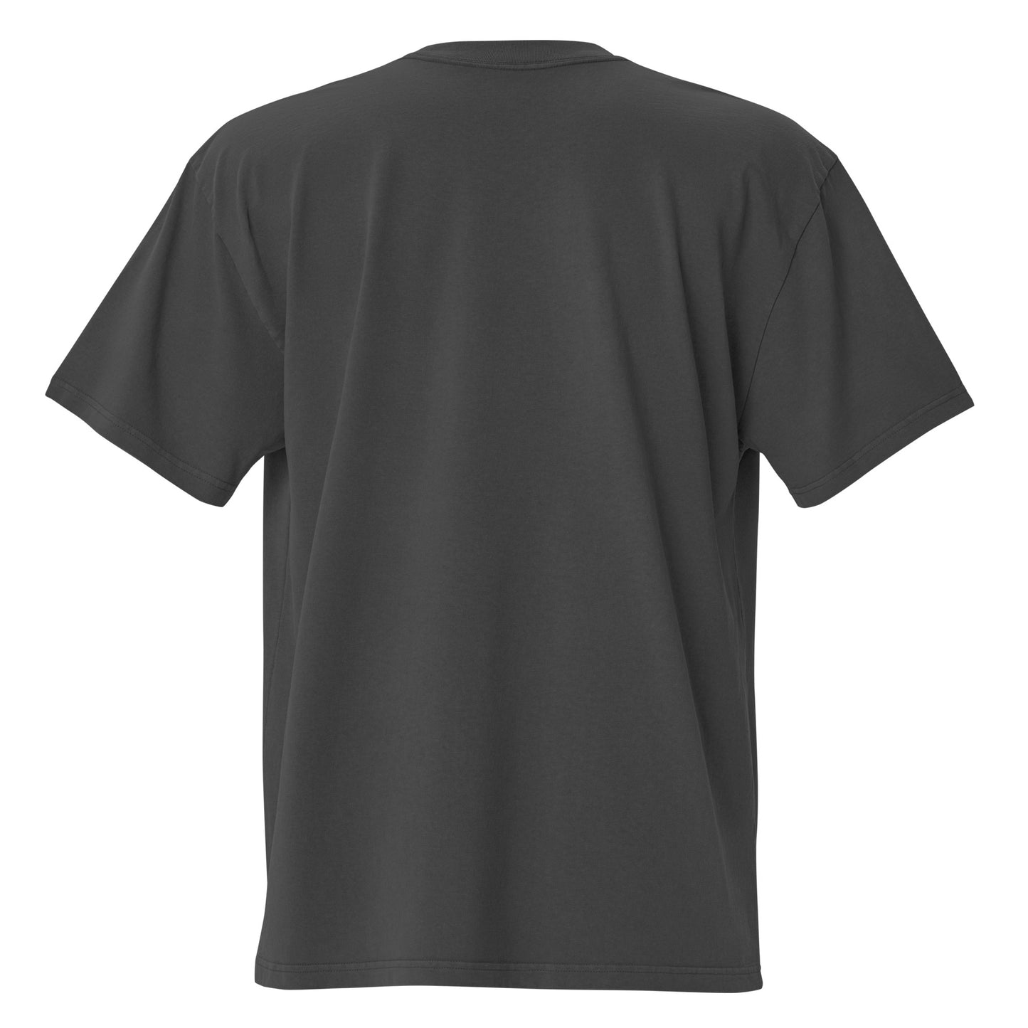 IDGAF University Embroidered Faded Oversized Tee