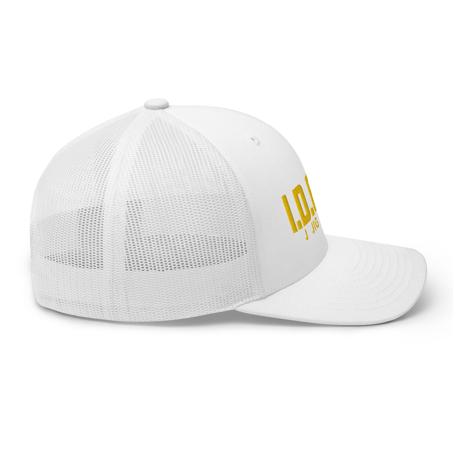 IDGAF Trucker Yellow
