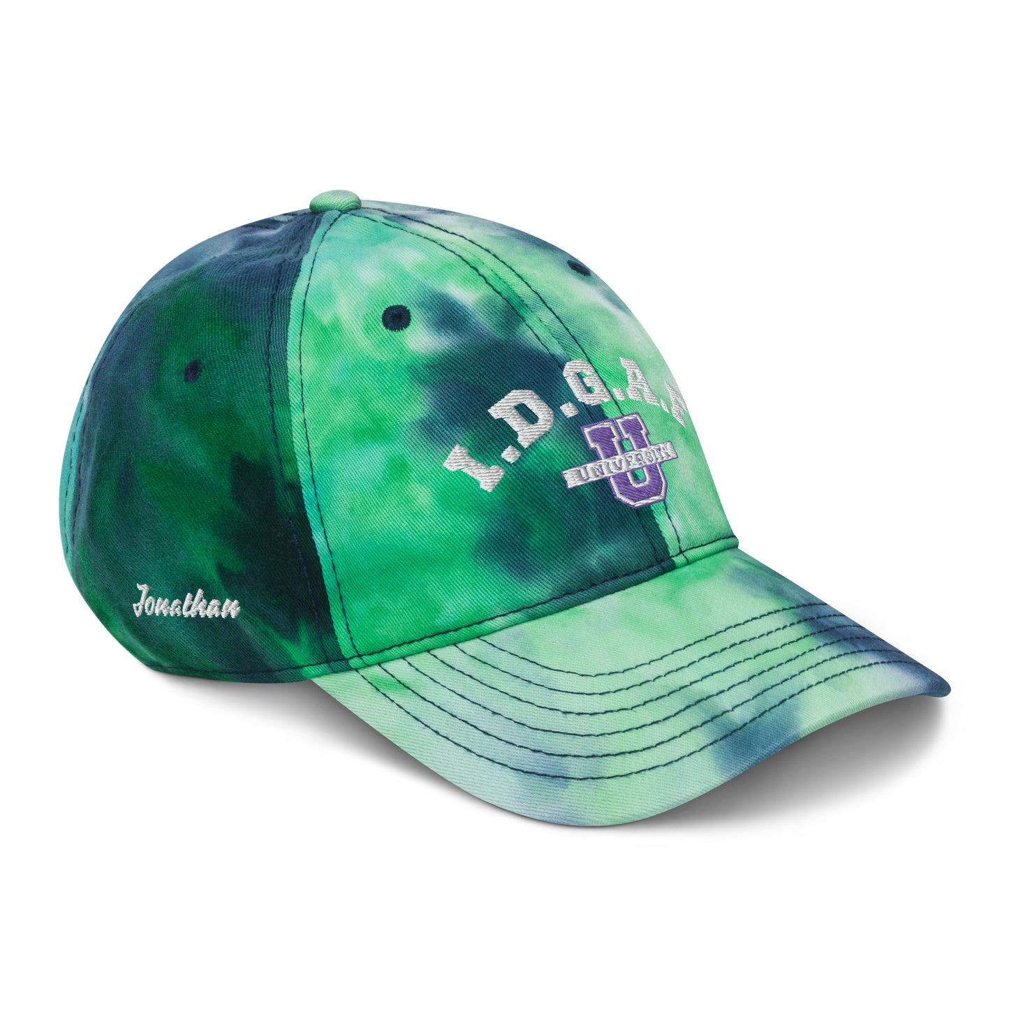 IDGAF U Tie-Dye Cap
