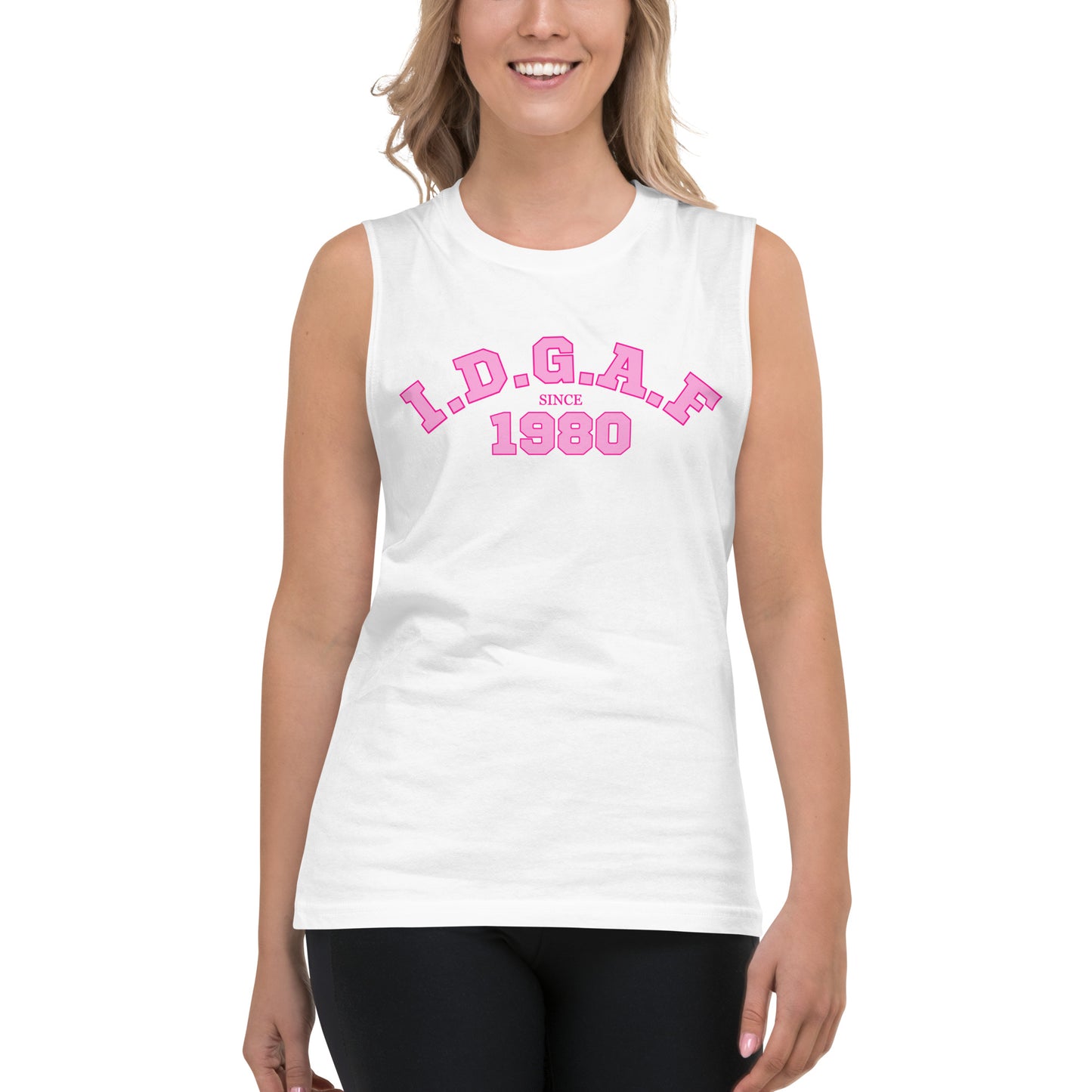 Unisex Pink Passion Customizable Muscle Shirt
