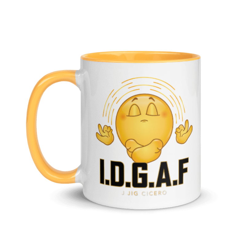 I.D.G.A.F Lotus Vibes Mug