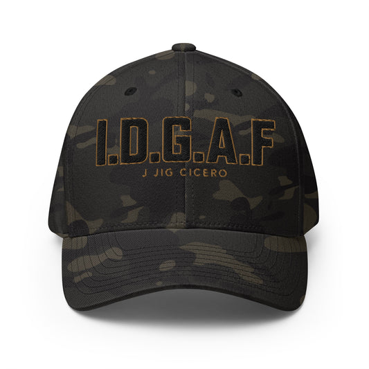 IDGAF Structured Cap Gold