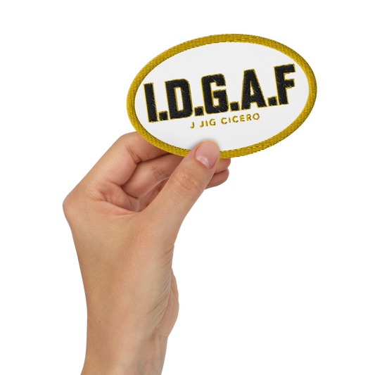I.D.G.A.F Embroidered patches