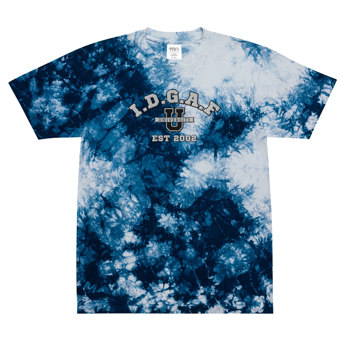 IDGAF University Tie-Dye Vibes Tee