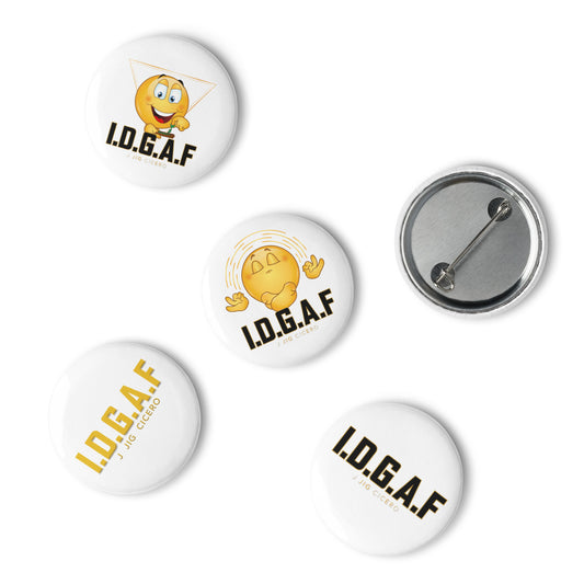 IDGAF Pin Buttons