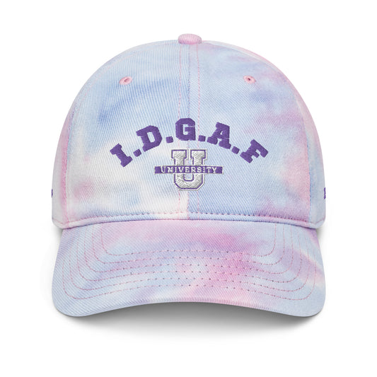 IDGAF U Tie-Dye Cap