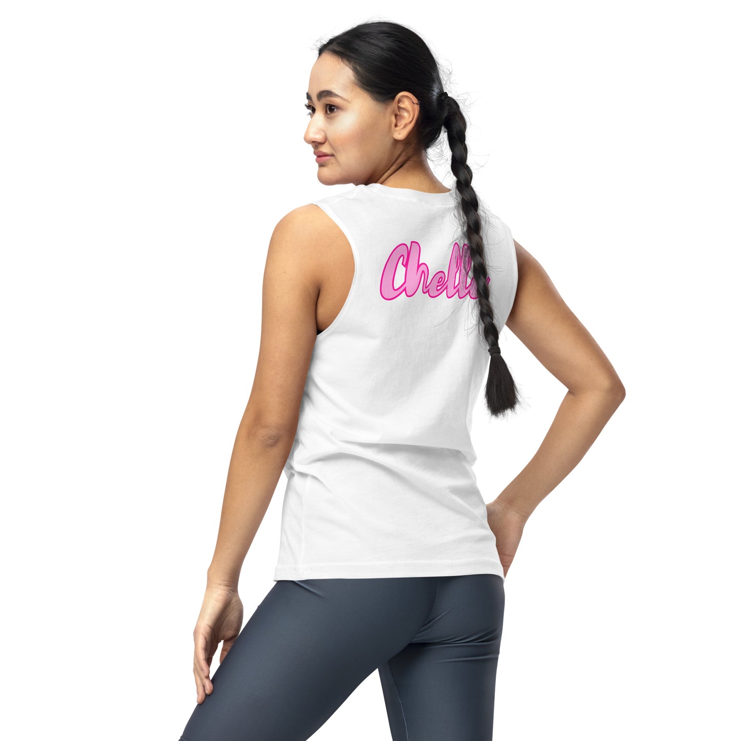 Unisex Pink Passion Customizable Muscle Shirt